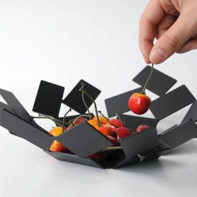 Corbeille à Fruits Design En Acier Inoxydable Argenté - Sans Marque