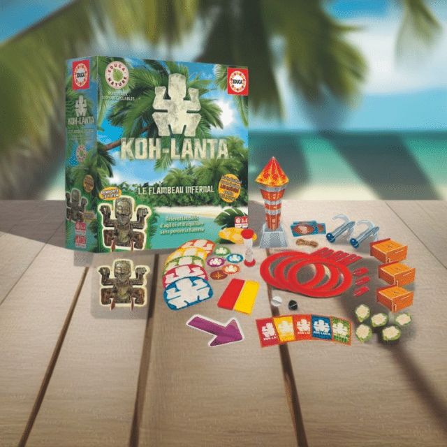 Jeu Educa Koh-Lanta Nouvelle Version - Le Flambeau Infernal, Neuf Sous Boîte
