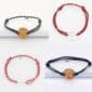 Bracelet personnalisé homme en cordon tressé, avec médaille gravée en bois ou en acier. Élégant et significatif, parfait pour un cadeau unique fête des pères, naissance ou anniversaire